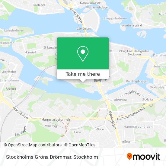 Stockholms Gröna Drömmar map