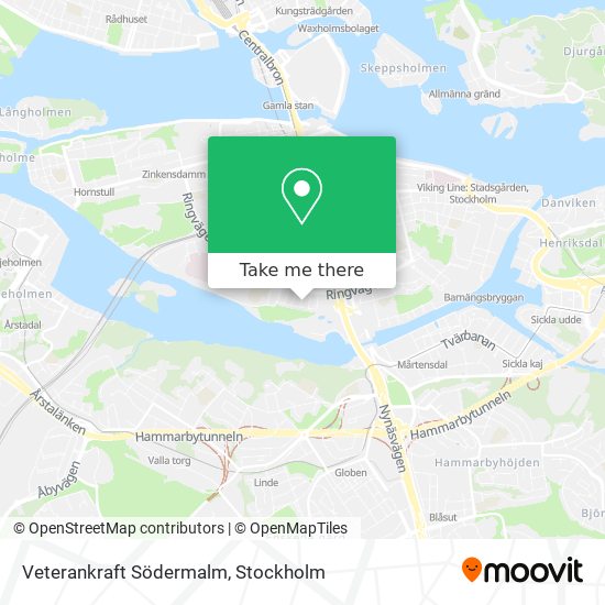 Veterankraft Södermalm map