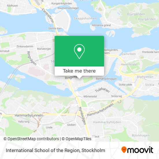 International School of the Region map