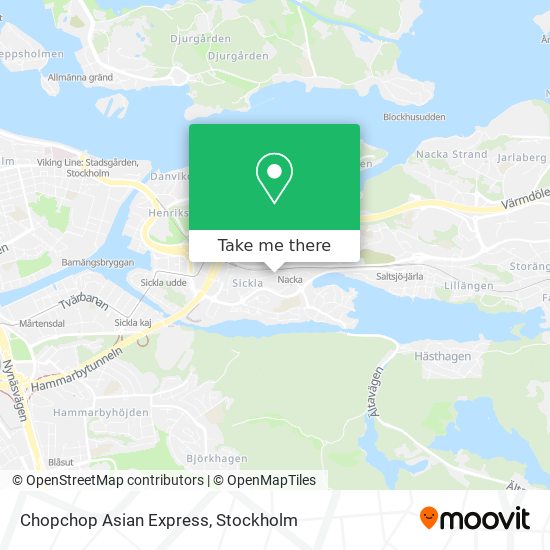 Chopchop Asian Express map