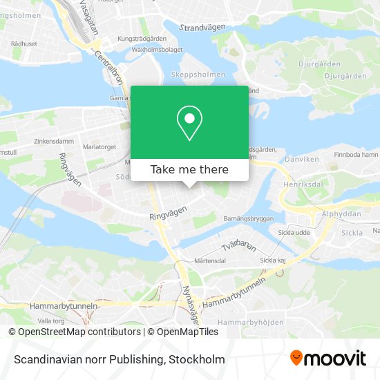 Scandinavian norr Publishing map