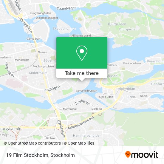 19 Film Stockholm map