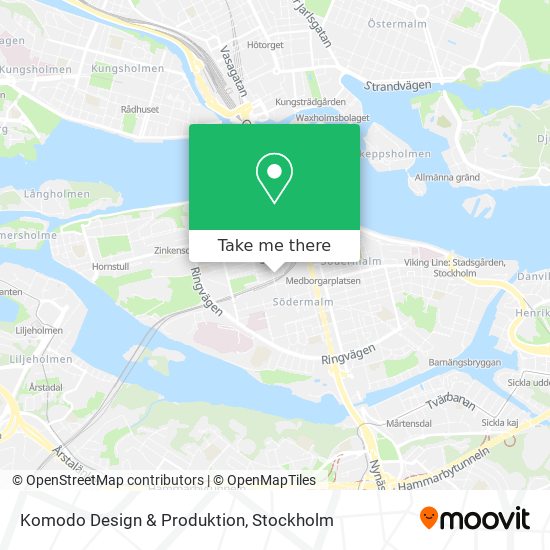 Komodo Design & Produktion map
