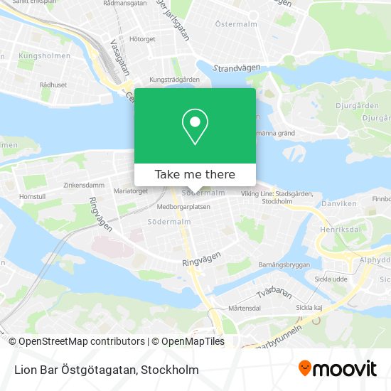 Lion Bar Östgötagatan map