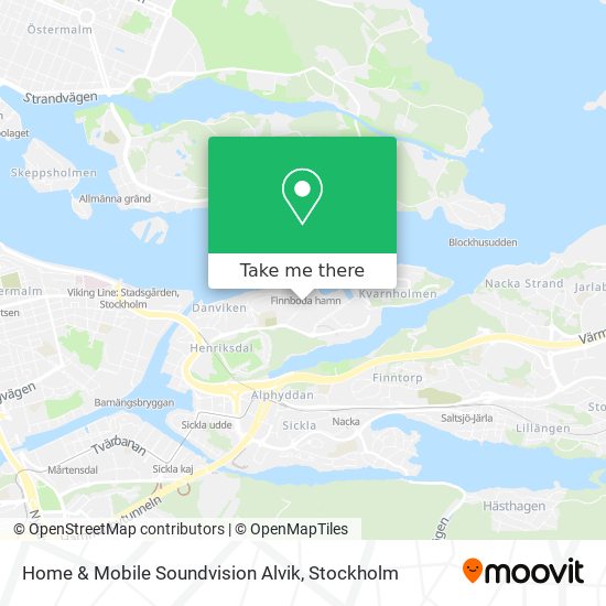 Home & Mobile Soundvision Alvik map