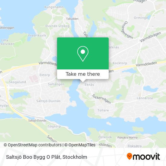 Saltsjö Boo Bygg O Plåt map