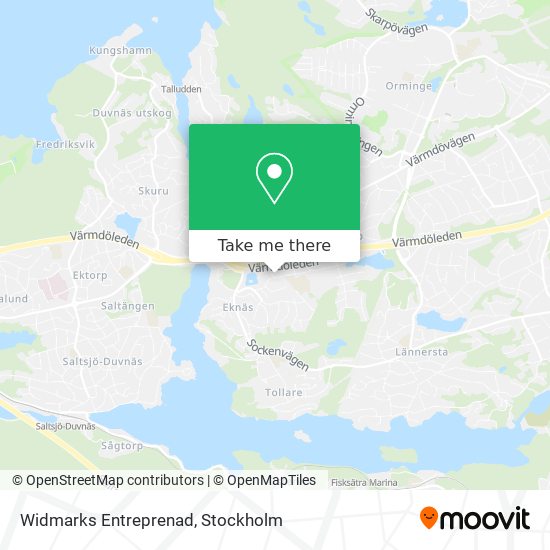 Widmarks Entreprenad map