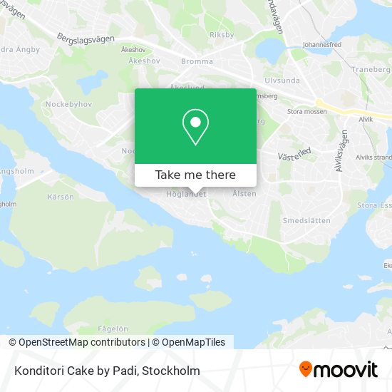 Konditori Cake by Padi map