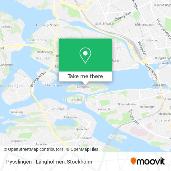 Pysslingen - Långholmen map