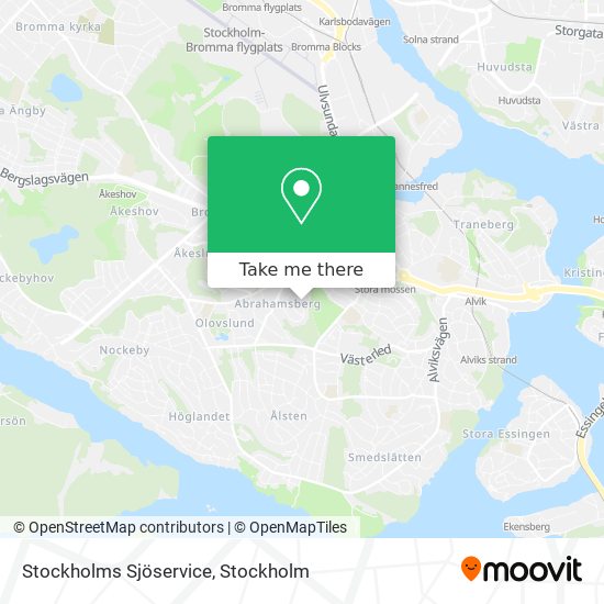 Stockholms Sjöservice map