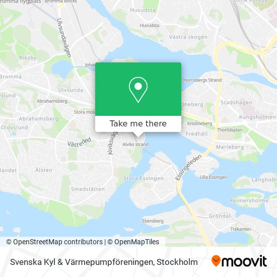 Svenska Kyl & Värmepumpföreningen map