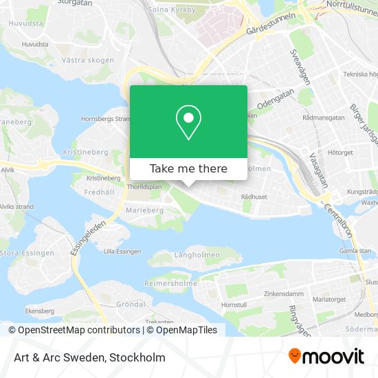 Art & Arc Sweden map