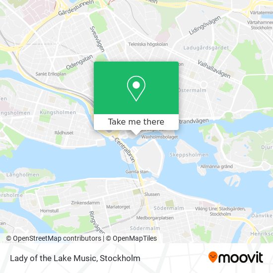 Lady of the Lake Music map