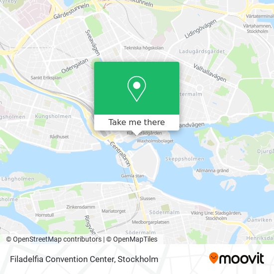 Filadelfia Convention Center map