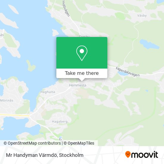 Mr Handyman Värmdö map