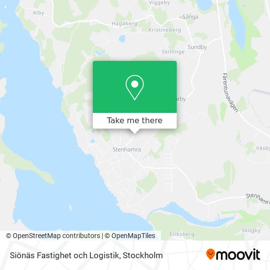 Siönäs Fastighet och Logistik map