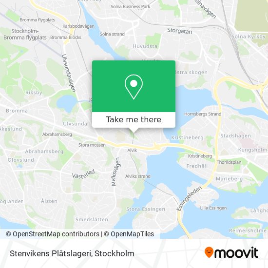 Stenvikens Plåtslageri map