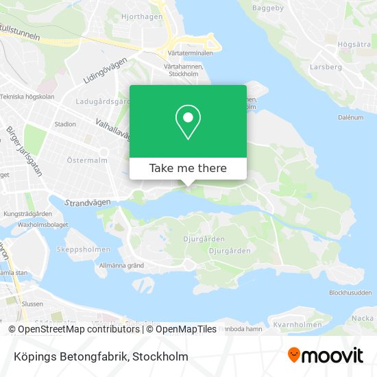 Köpings Betongfabrik map