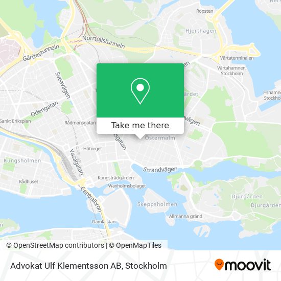 Advokat Ulf Klementsson AB map