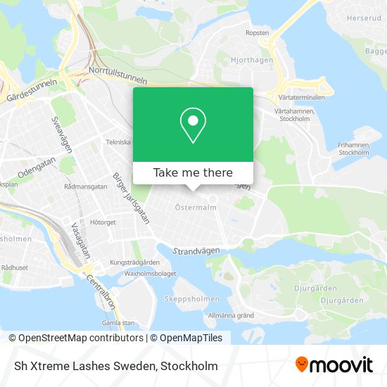 Sh Xtreme Lashes Sweden map