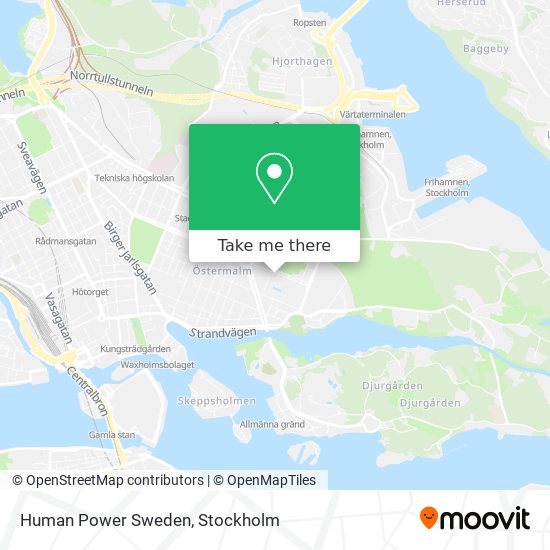 Human Power Sweden map