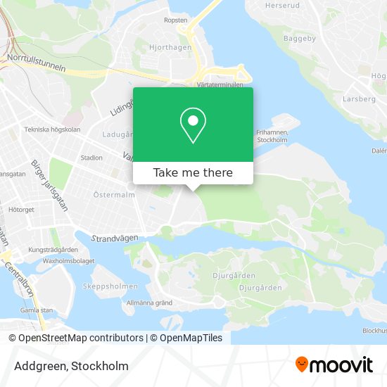 Addgreen map