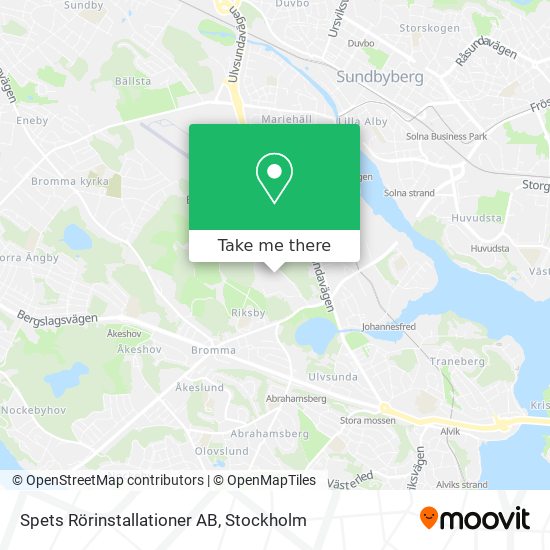 Spets Rörinstallationer AB map