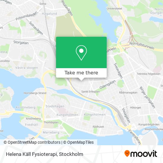 Helena Käll Fysioterapi map