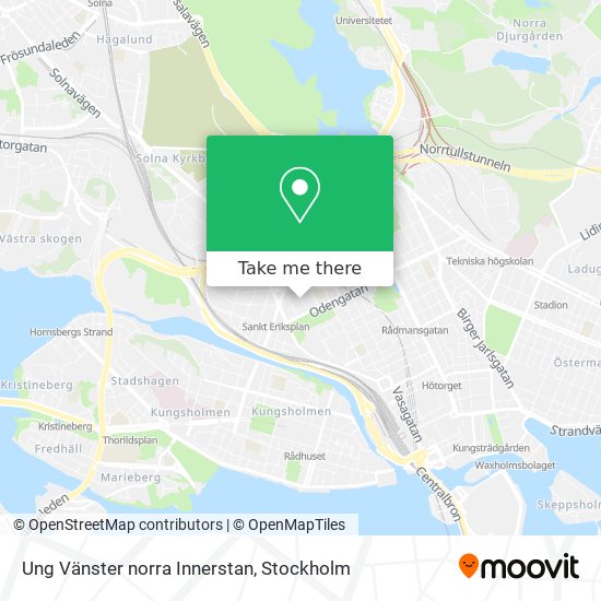 Ung Vänster norra Innerstan map