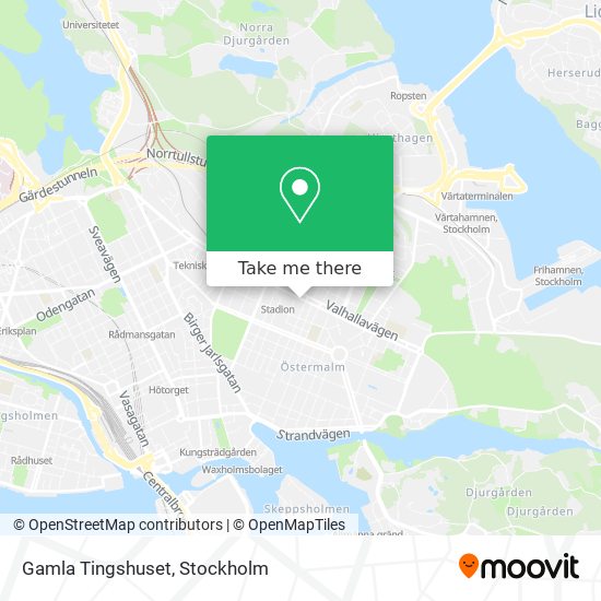 Gamla Tingshuset map