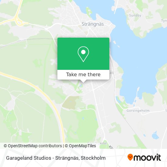 Garageland Studios - Strängnäs map