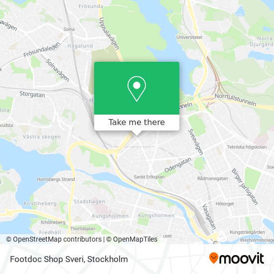 Footdoc Shop Sveri map