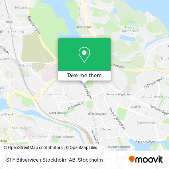 STF Bilservice i Stockholm AB map