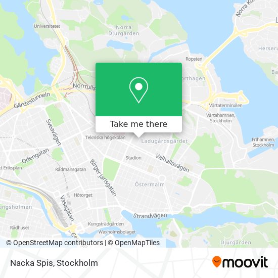 Nacka Spis map