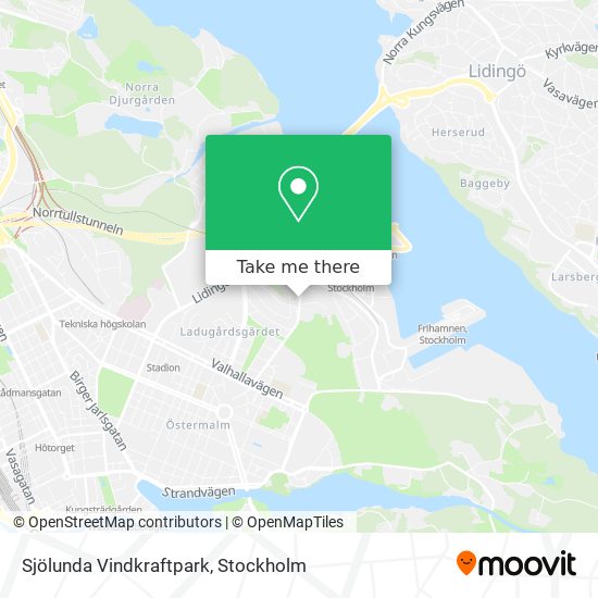 Sjölunda Vindkraftpark map