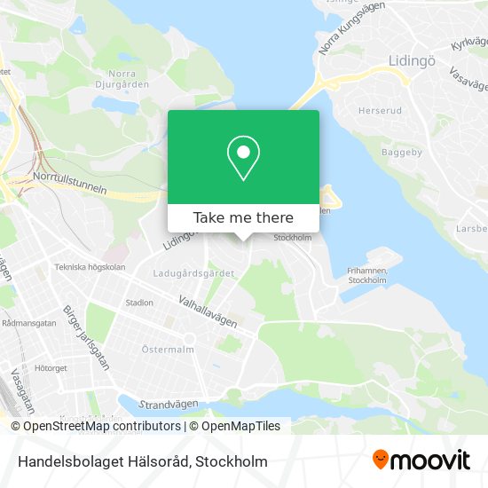 Handelsbolaget Hälsoråd map