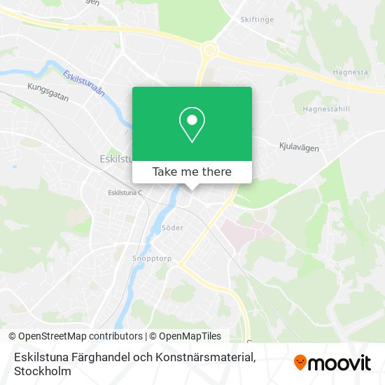 Eskilstuna Färghandel och Konstnärsmaterial map