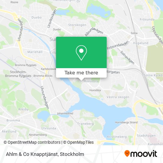 Ahlm & Co Knapptjänst map