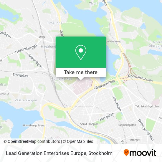 Lead Generation Enterprises Europe map