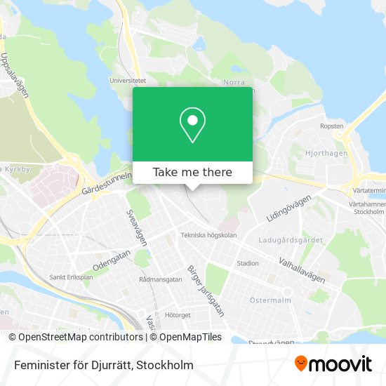 Feminister för Djurrätt map