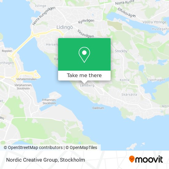 Nordic Creative Group map