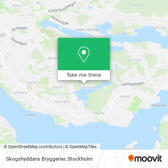Skogshyddans Bryggerier map