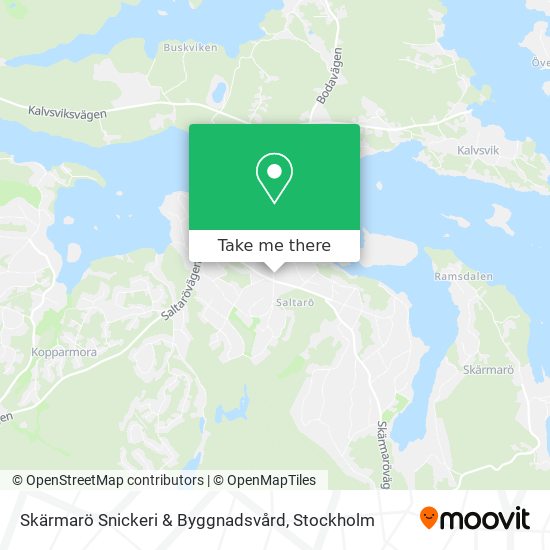 Skärmarö Snickeri & Byggnadsvård map