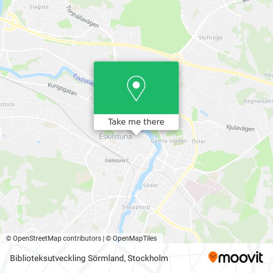 Biblioteksutveckling Sörmland map