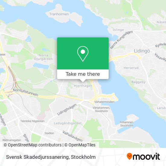 Svensk Skadedjurssanering map