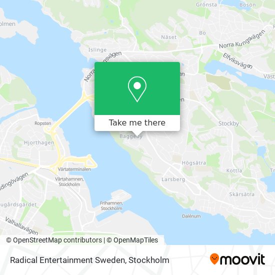 Radical Entertainment Sweden map