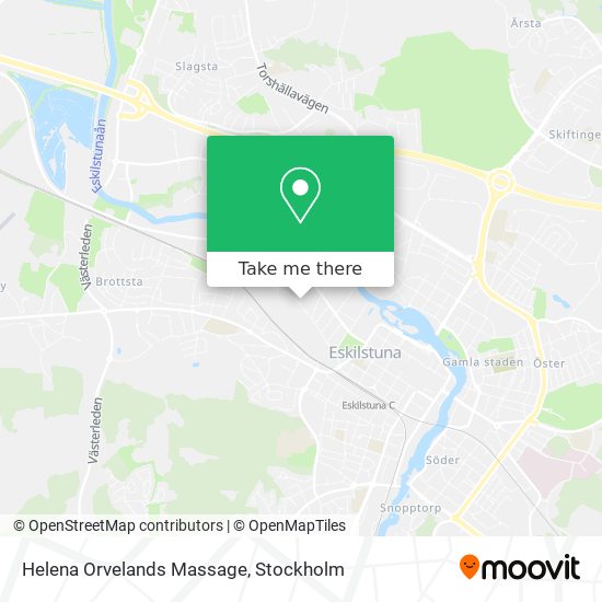 Helena Orvelands Massage map