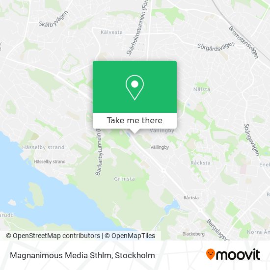 Magnanimous Media Sthlm map