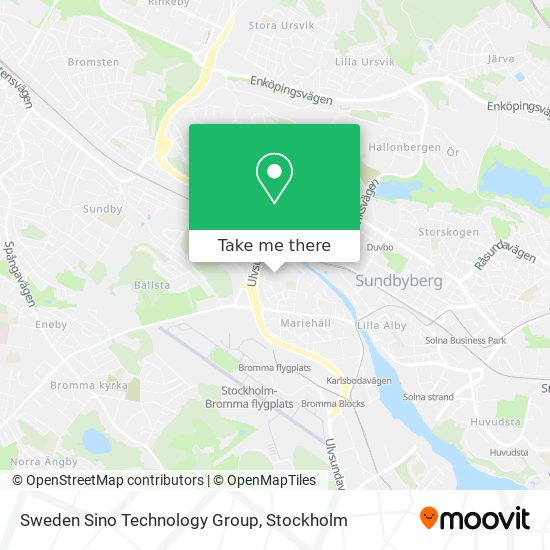 Sweden Sino Technology Group map