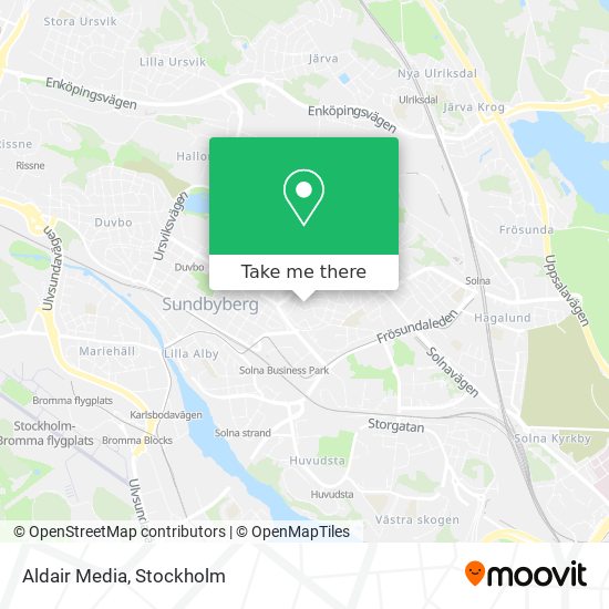 Aldair Media map